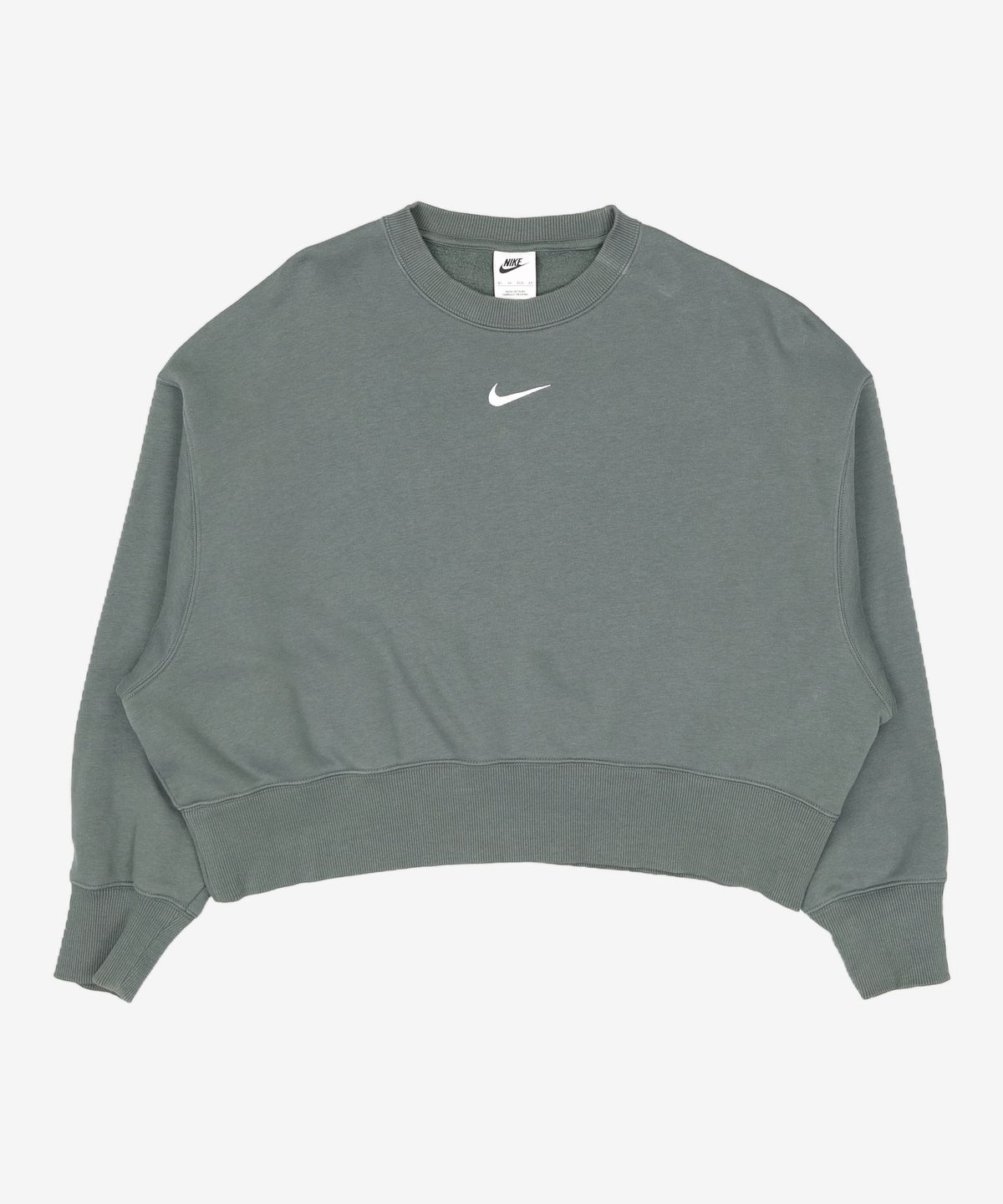 나이키(NIKE) 스포츠웨어 피닉스 플리스 오버사이즈 크루넥 스웨트셔츠 W - 빈티지 그린:세일 / DQ5762-338 XS