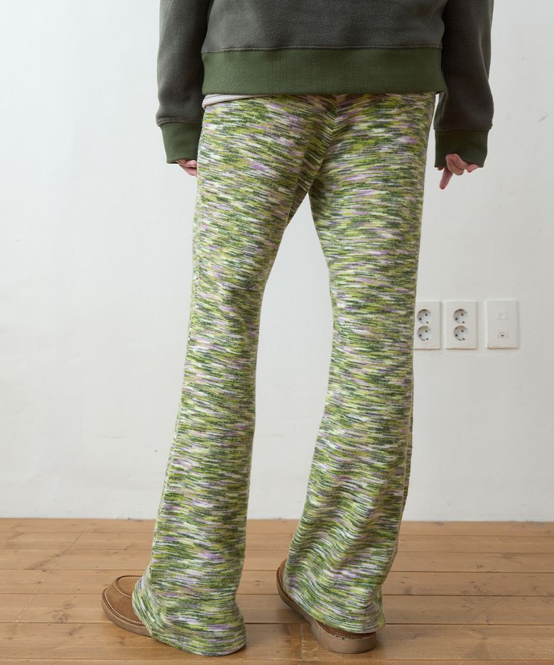 블랜드 밴딩 부츠컷 팬츠 (Moss Green)