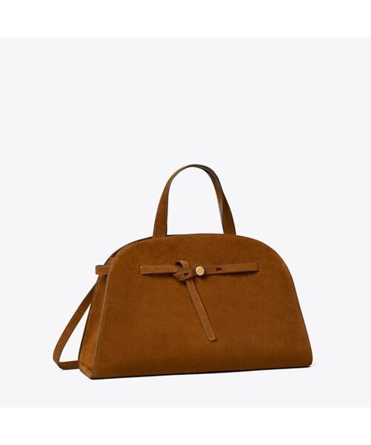 토리버치(TORYBURCH) 로미 스웨이드 바울레토 - 카라멜