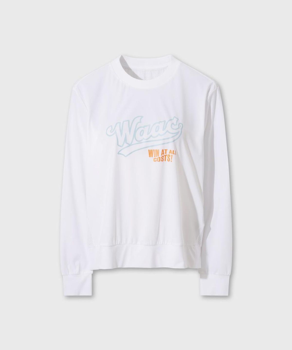 왁(WAAC) Women Cool Puff Logo Sweatshirt WWTBM26205WHX