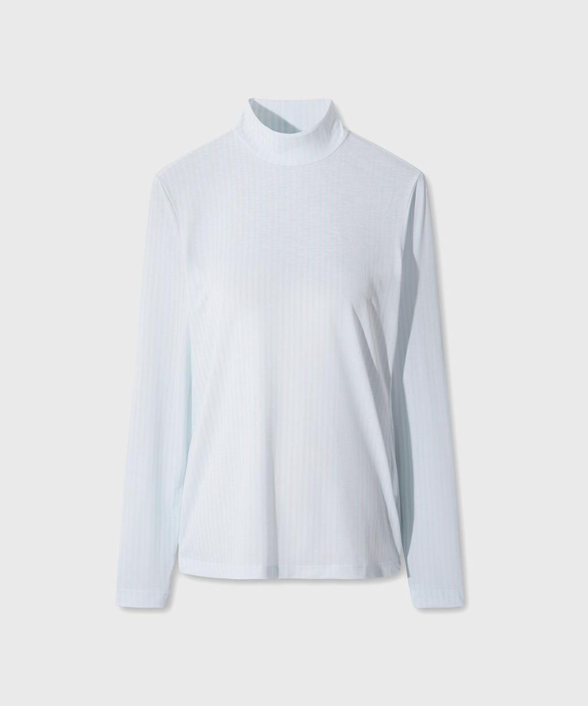 왁(WAAC) Stripe Pattern Highneck Top WWTBM26400MIX
