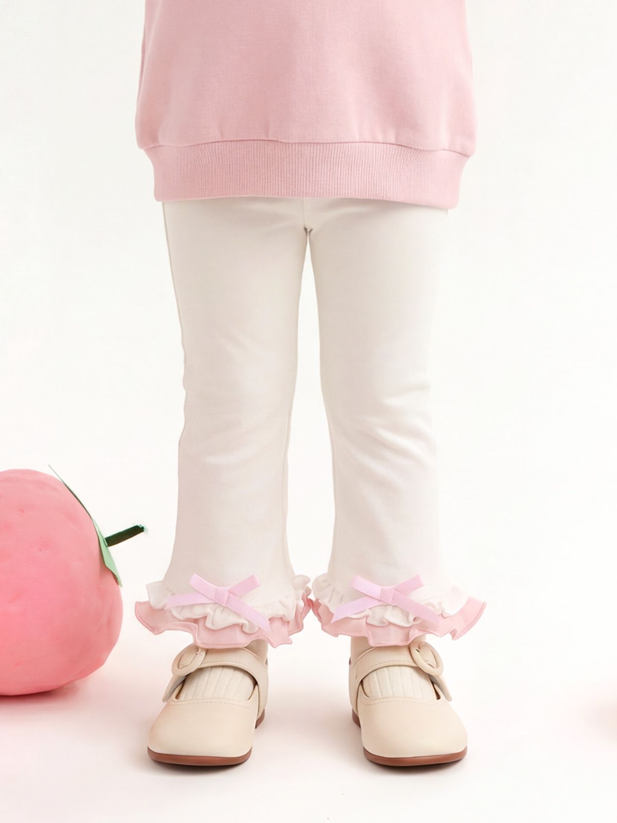 에스더버니 리틀(ESTHER BUNNY LITTLE) 러블리캉캉부츠컷골지레깅스팬츠