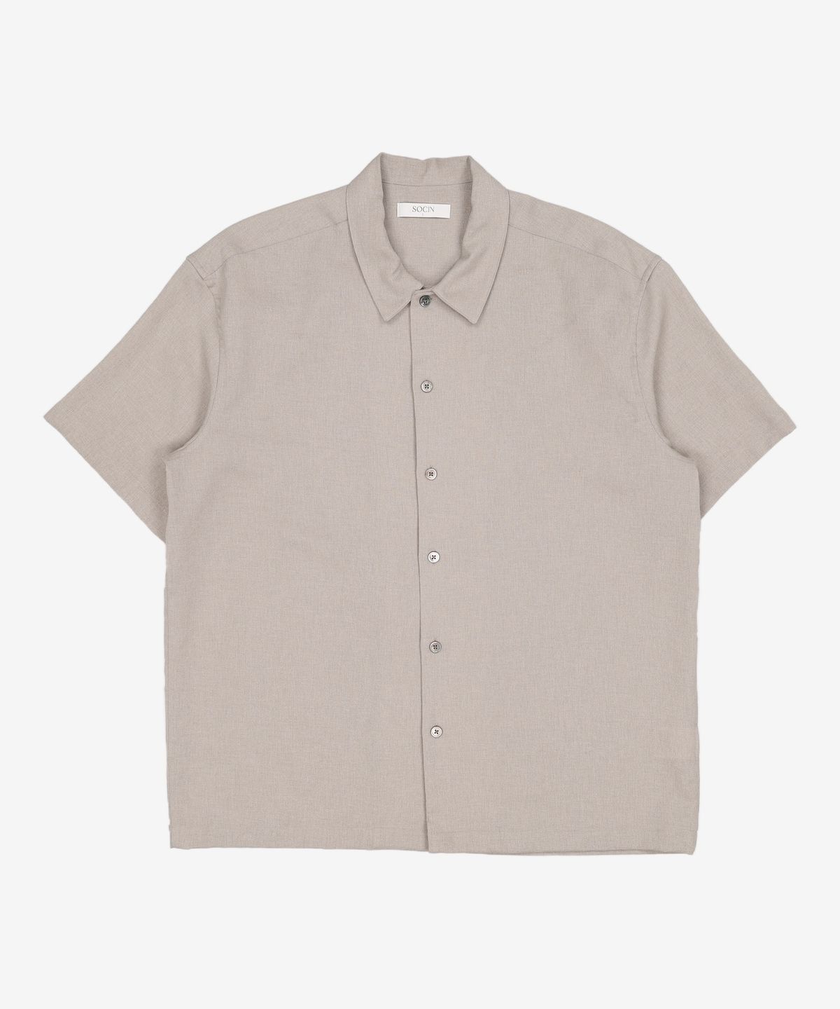 소신(SOCIN) Basket Weave Half Shirts (Khaki) L