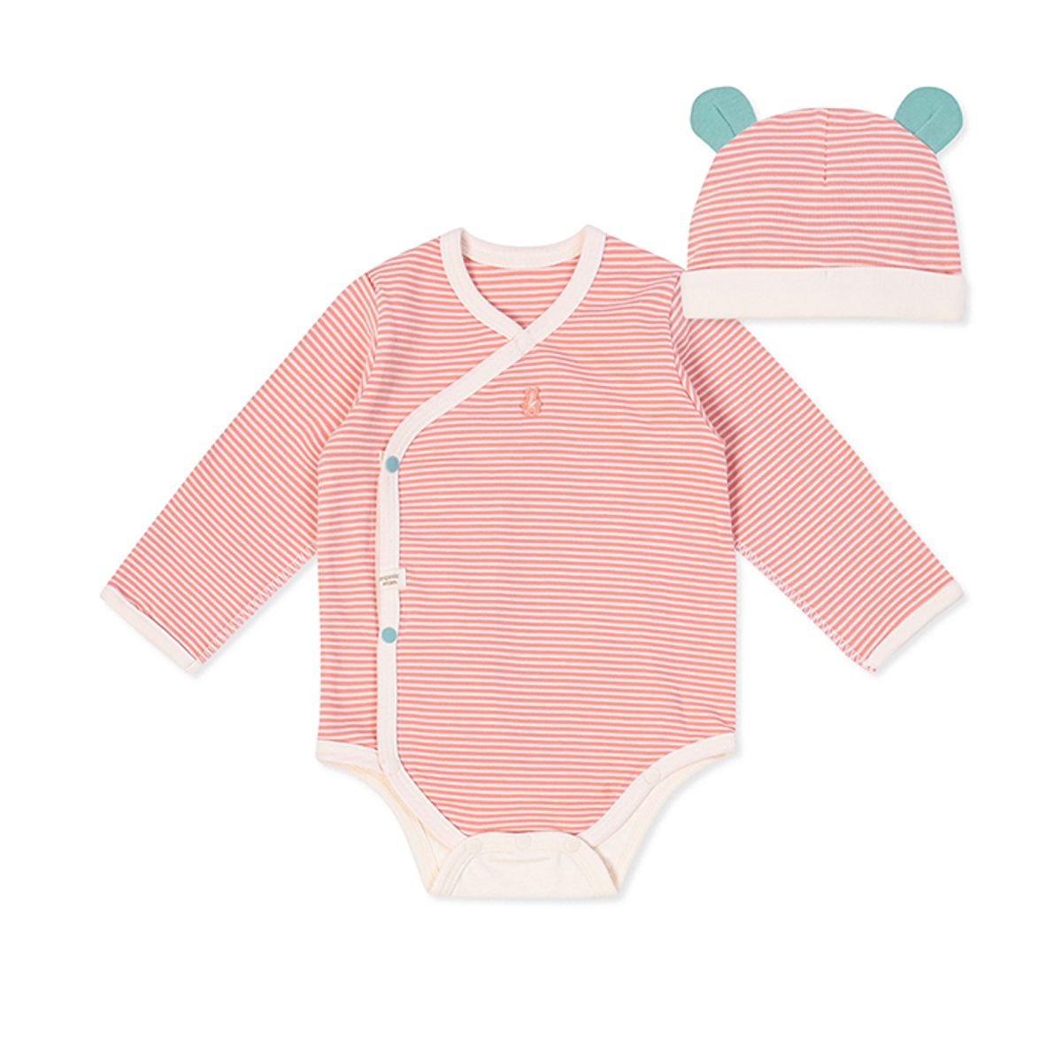 오가닉맘(ORGANICMOM) 메이st배내수트모자세트 MLFNBS08