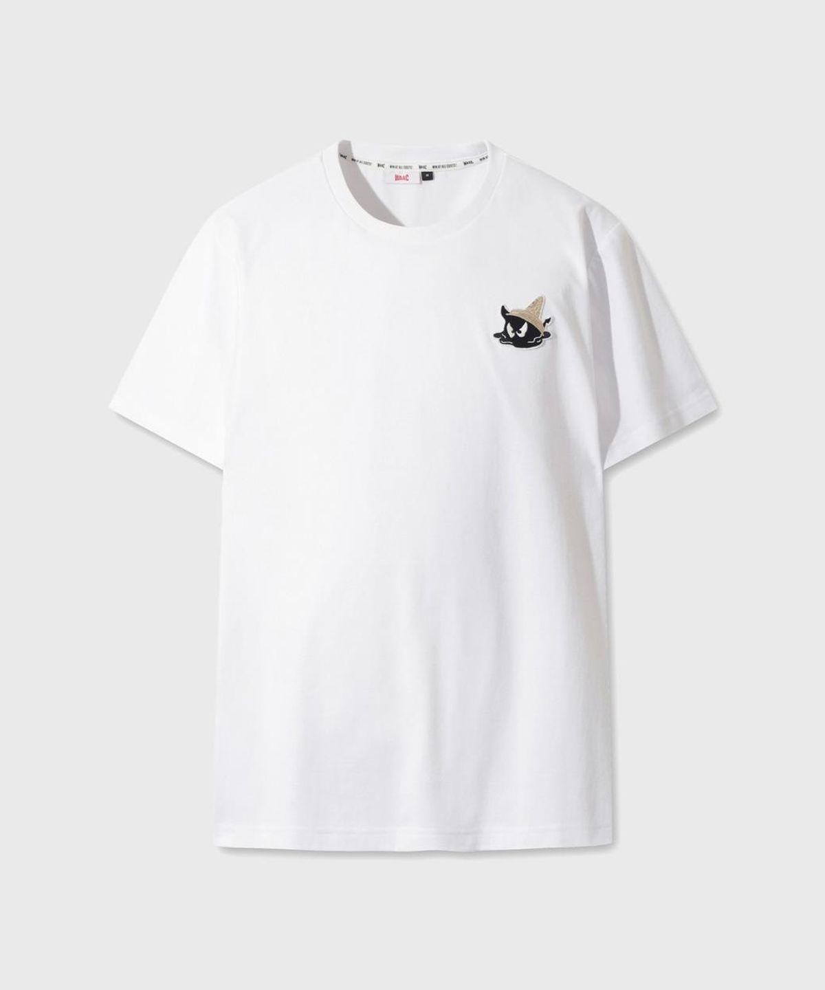 왁(WAAC) Uni WAACKY Crewneck T-shirts WMTCM26502WHX