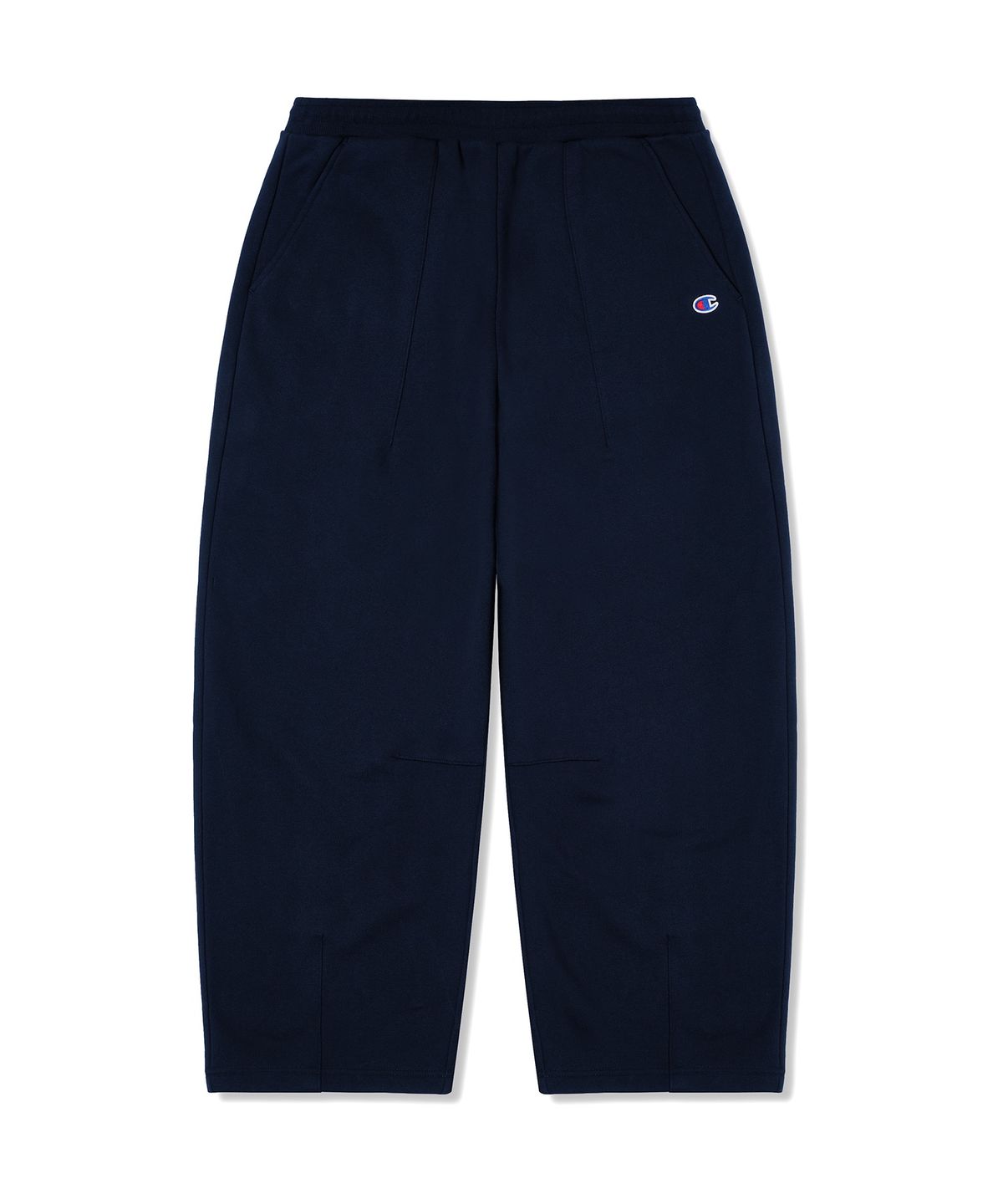 챔피온(CHAMPION) 벌룬핏 조그택 기모 스웨트 팬츠 Navy