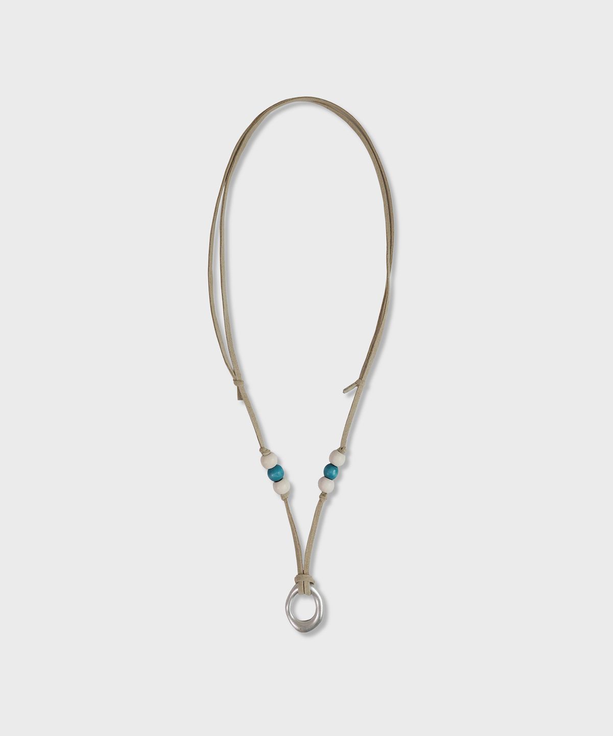 테티스서울(TETHYSSEOUL) TETHYS COAST SUEDE NECKLACE_SAND