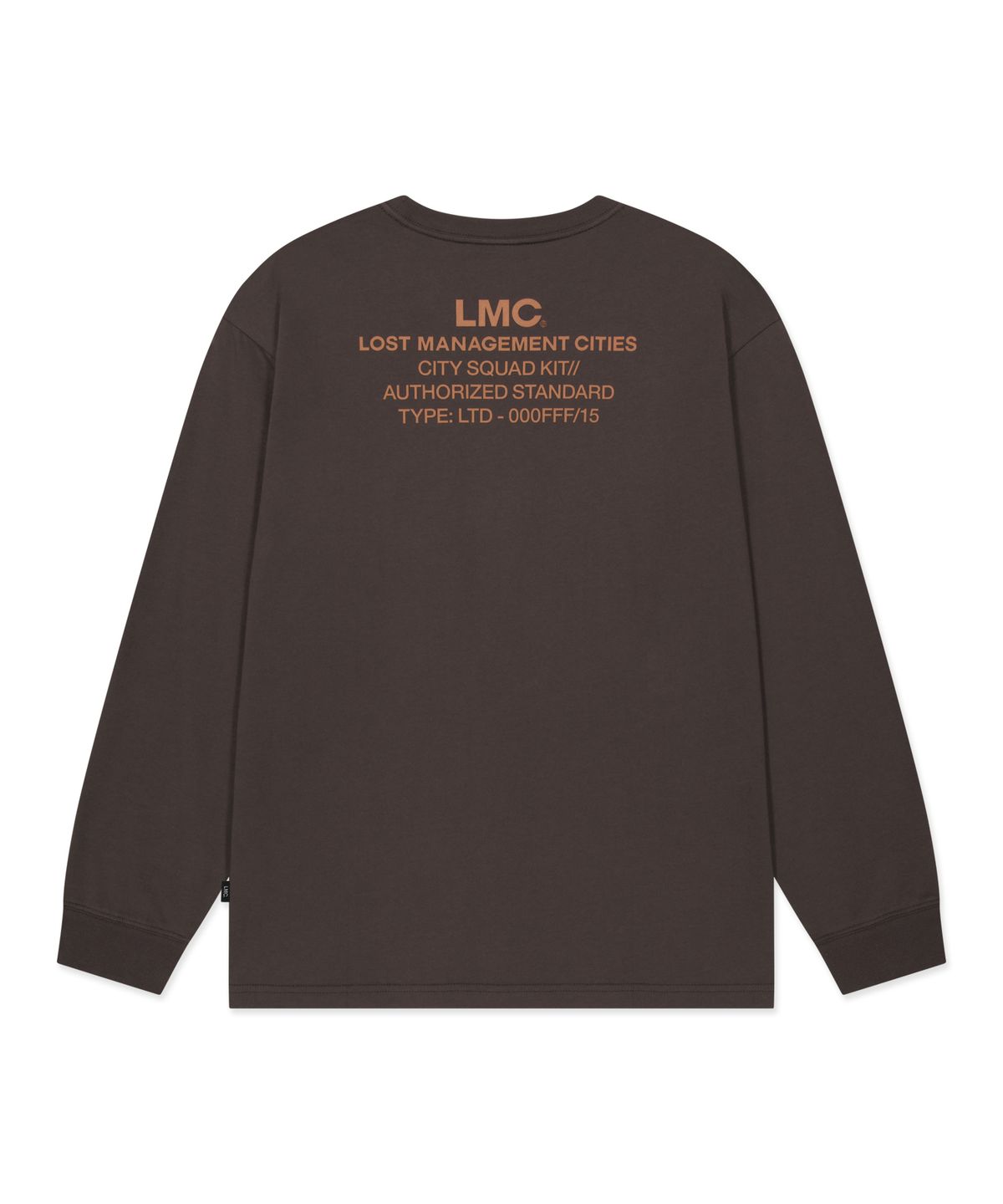 엘엠씨(LMC) AUTHORIZED STANDARD LONG SLV TEE brown