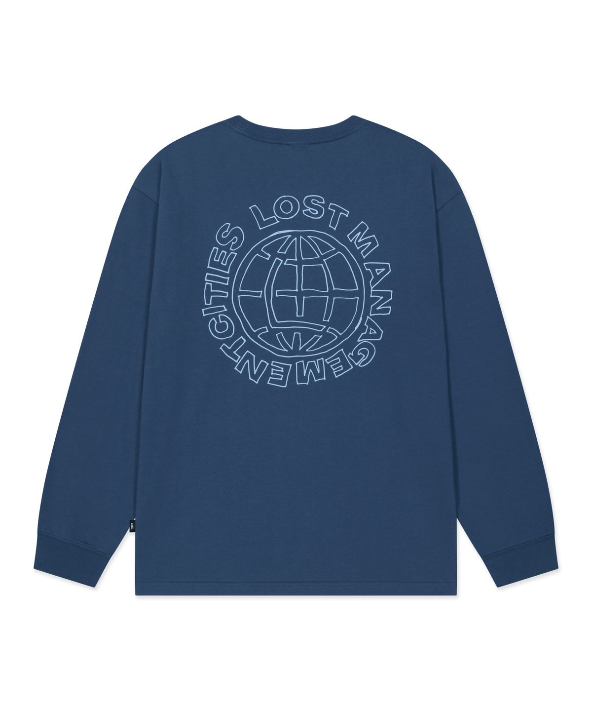 엘엠씨(LMC) DOODLE GLOBE LONG SLV TEE vintage blue