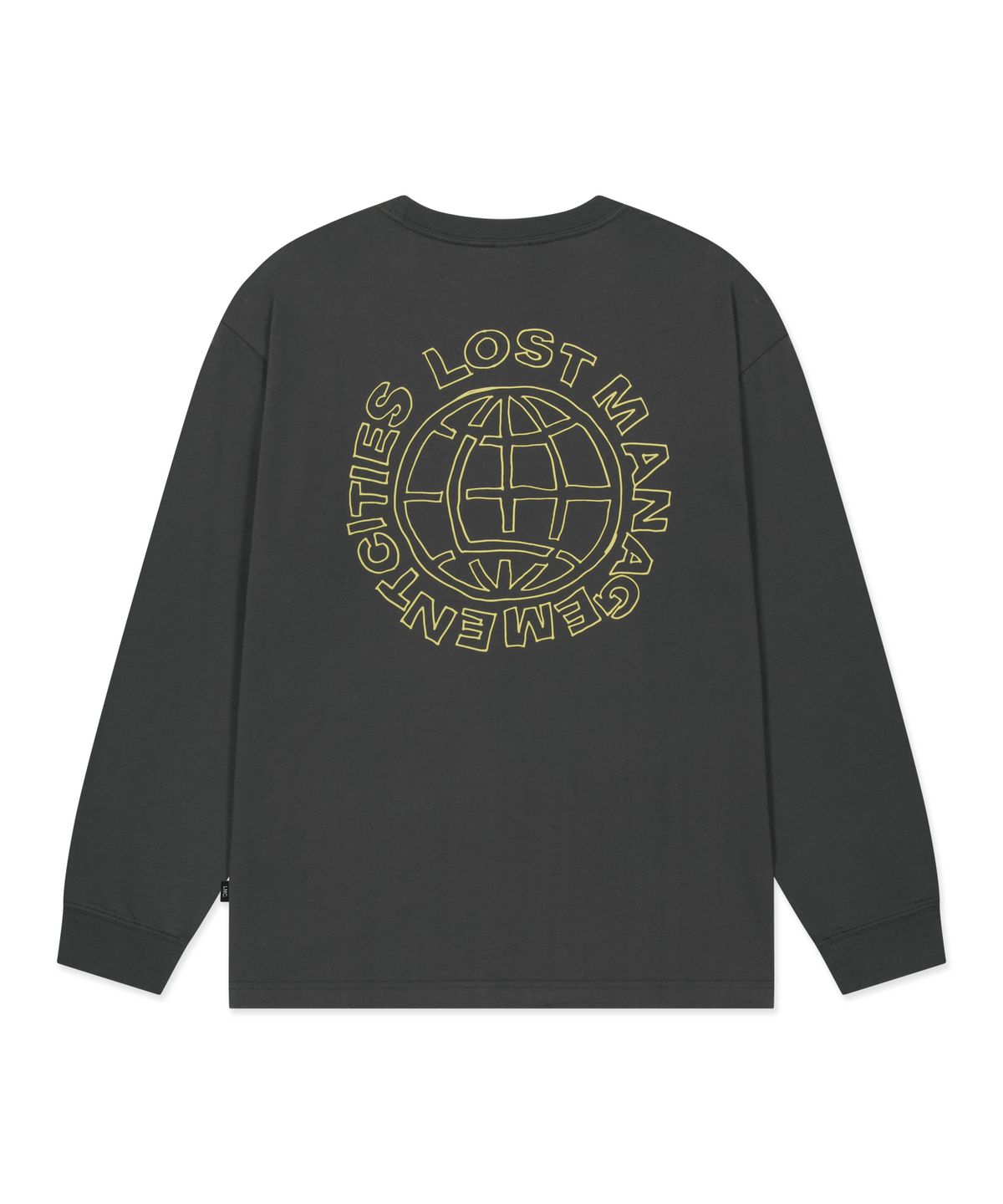 엘엠씨(LMC) DOODLE GLOBE LONG SLV TEE charcoal