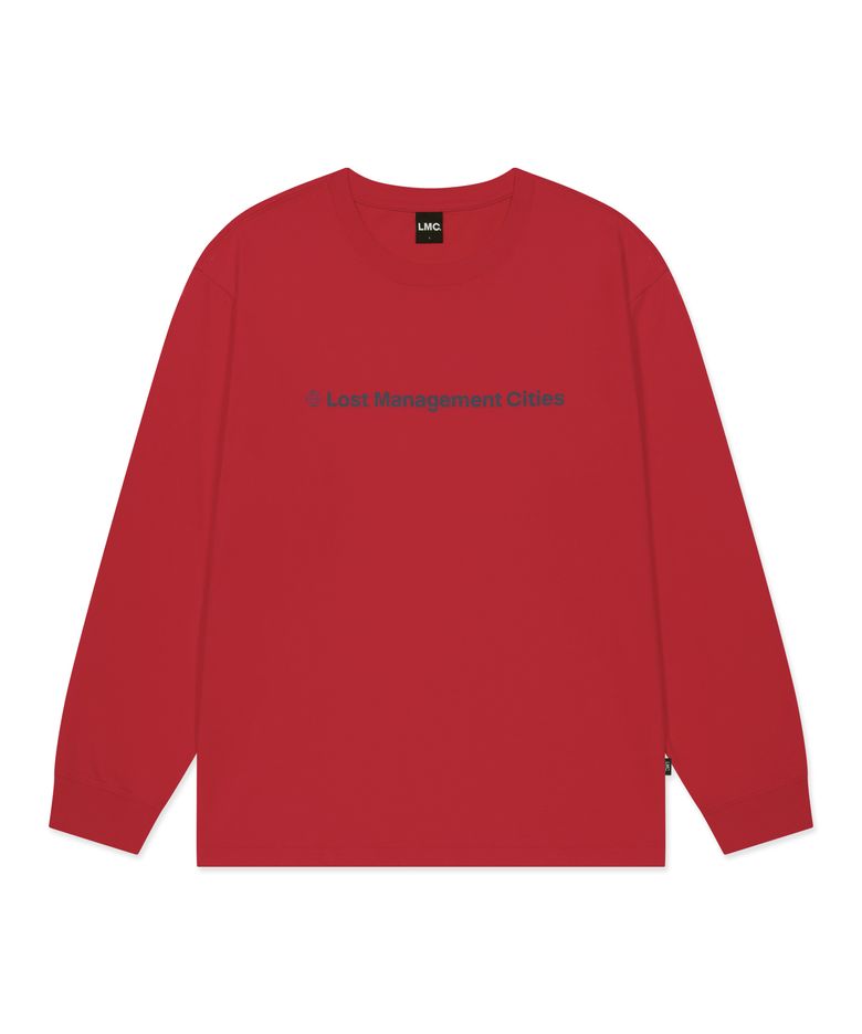 FN OG LONG SLV TEE red