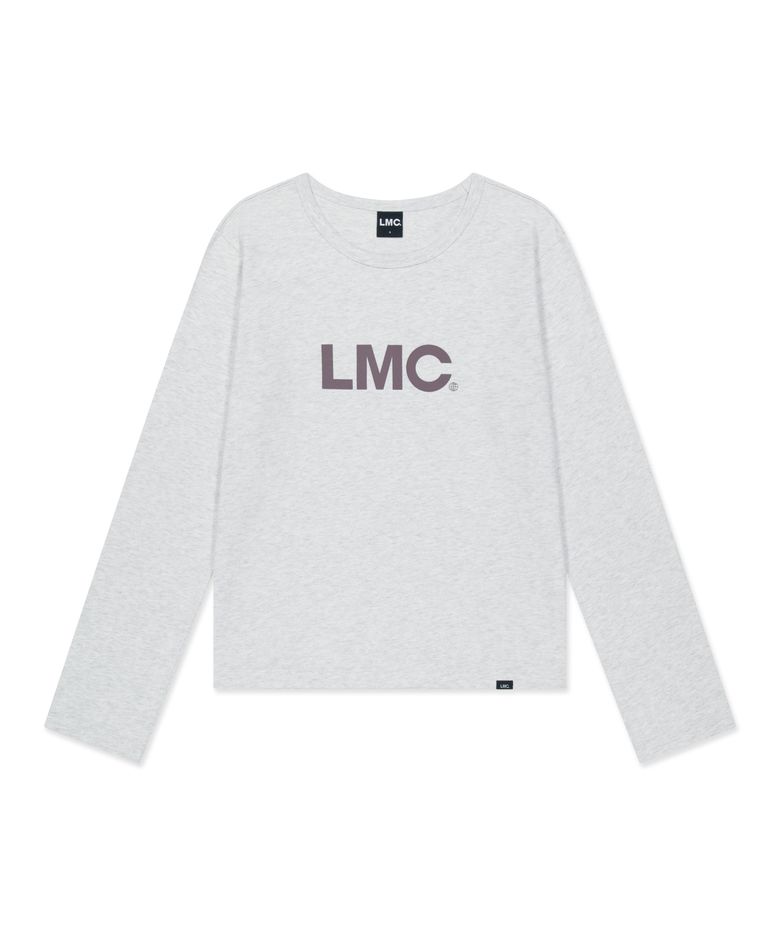 WM OG LONG SLV TEE light heather gray