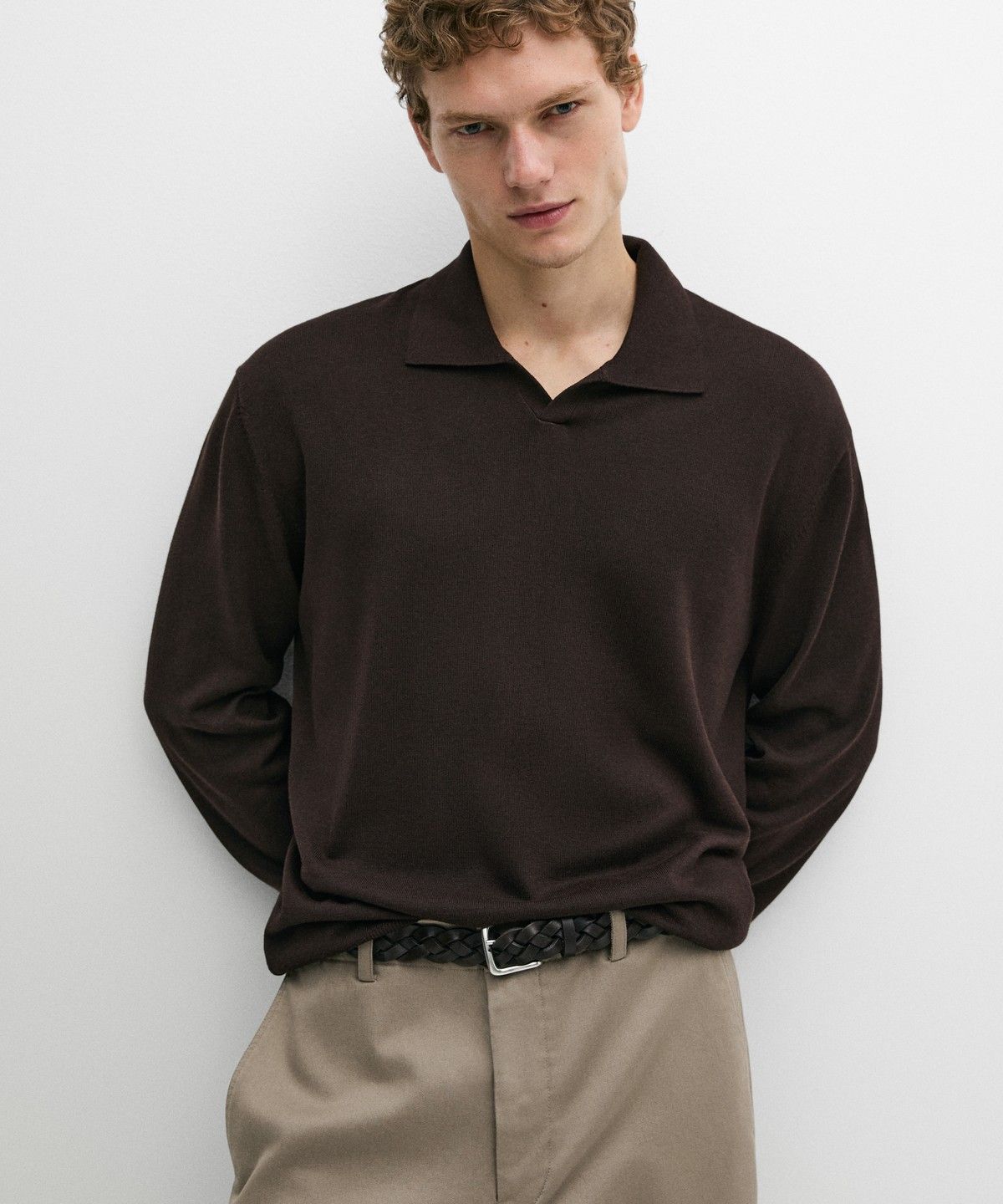 마시모두띠(MASSIMO DUTTI) 폴로넥 니트 스웨터