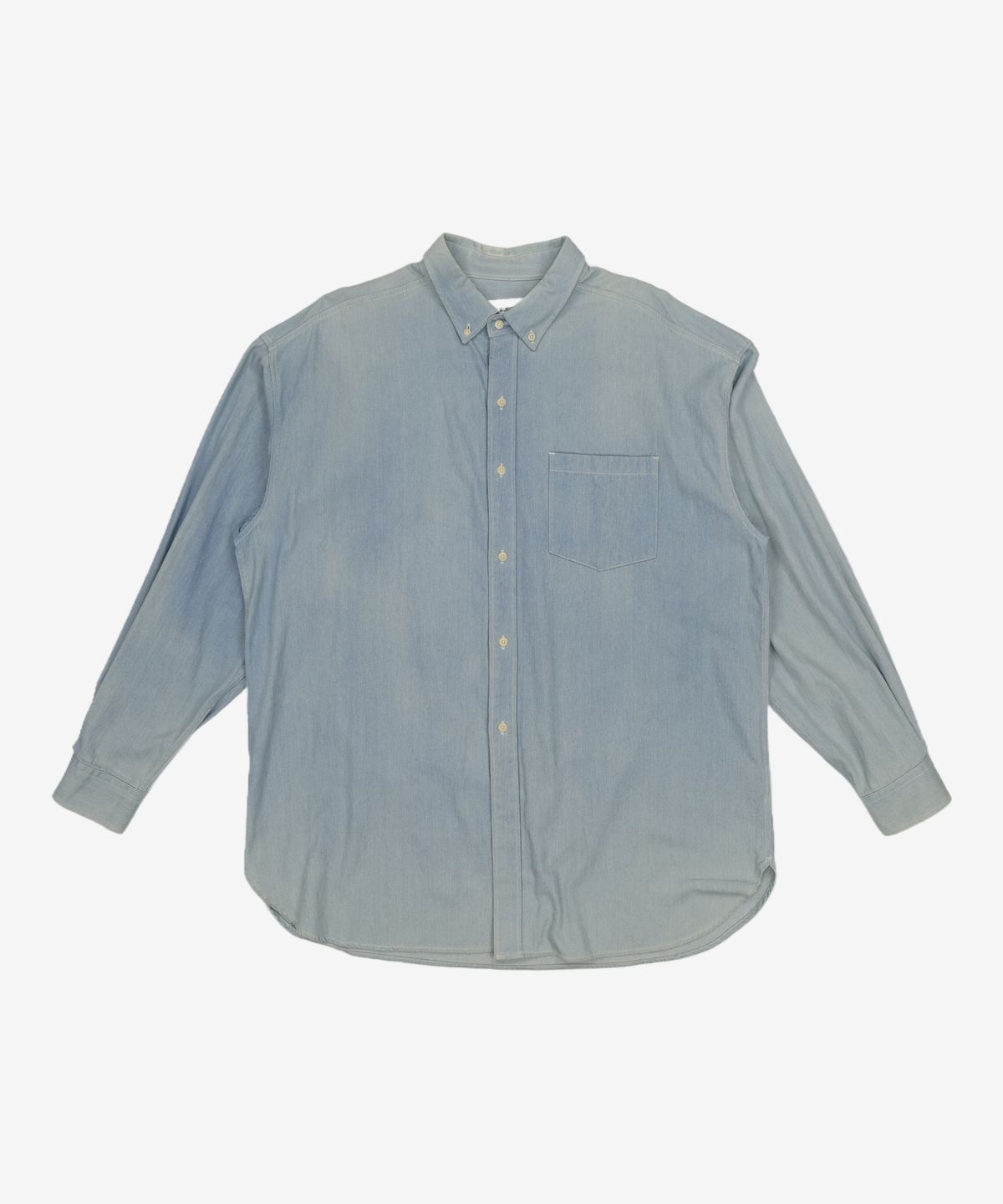 사운즈라이프(SOUNDSLIFE) [SS21] Button-down Shirt Big Boy Fit Blue L