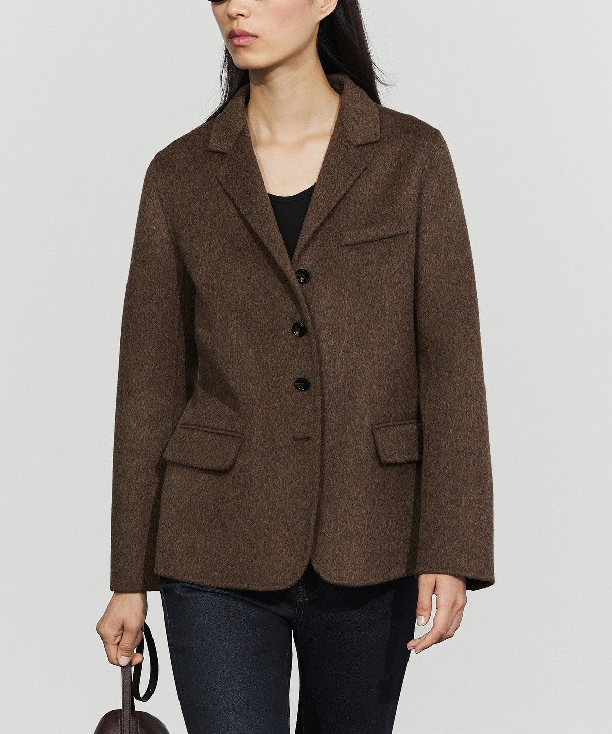 마시모두띠(MASSIMO DUTTI) 울 블렌드 블레이저