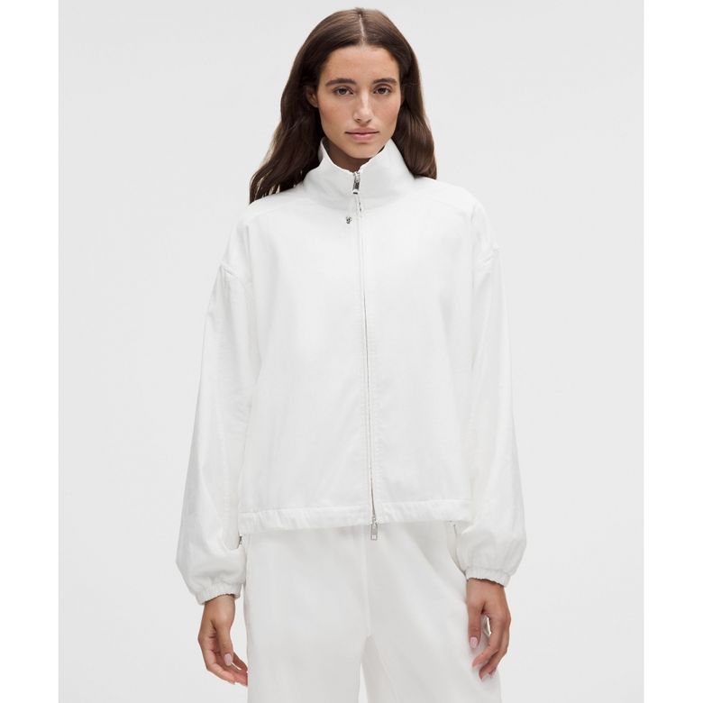 LuluLinen 퍼넬넥 재킷  WHT