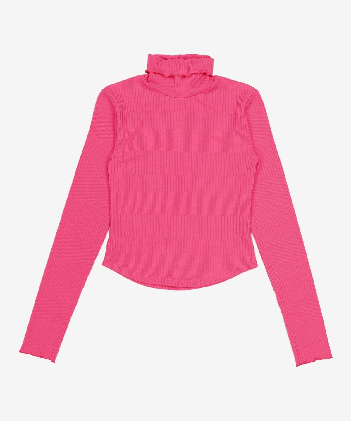 어몽(AMONG) A MULTI RIBBED POLA T PINK S