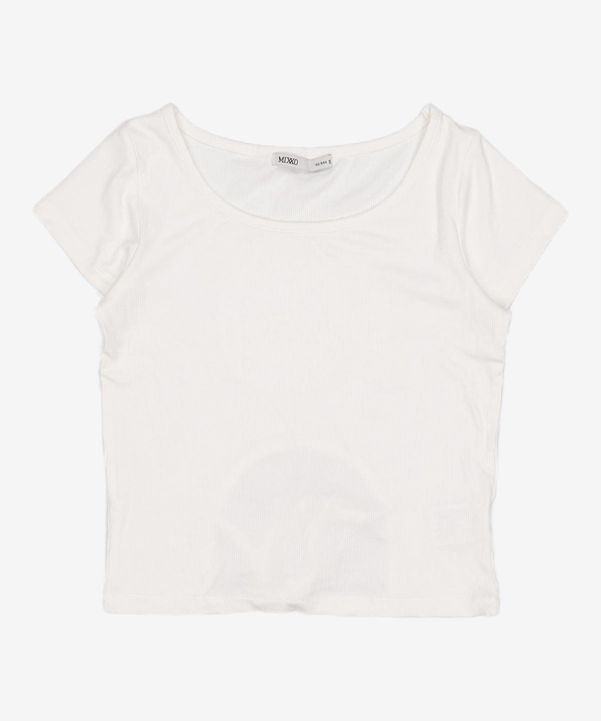 미쏘(MIXXO) 백리본 반팔 티셔츠_MIWHWF761A S
