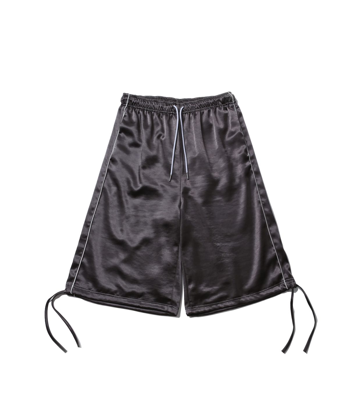 유네(YUNE) Twin Line Cropped Pants_[Charcoal]