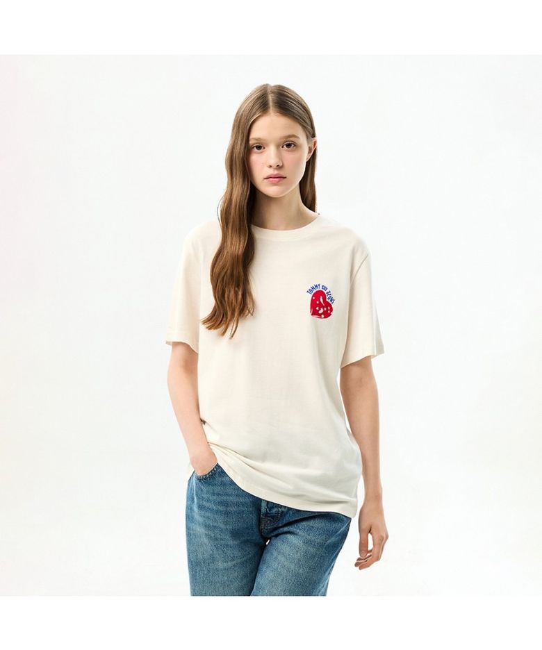 릴렉스 핏 노벨티 티셔츠 (T32G7TTO27TWT1YBH)