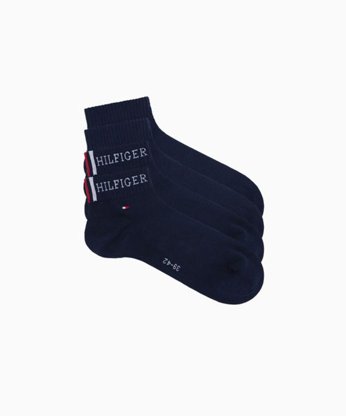 타미힐피거(TOMMY HILFIGER) 맨 쿼터 삭스 2P (T12G7ACK110MT1004)