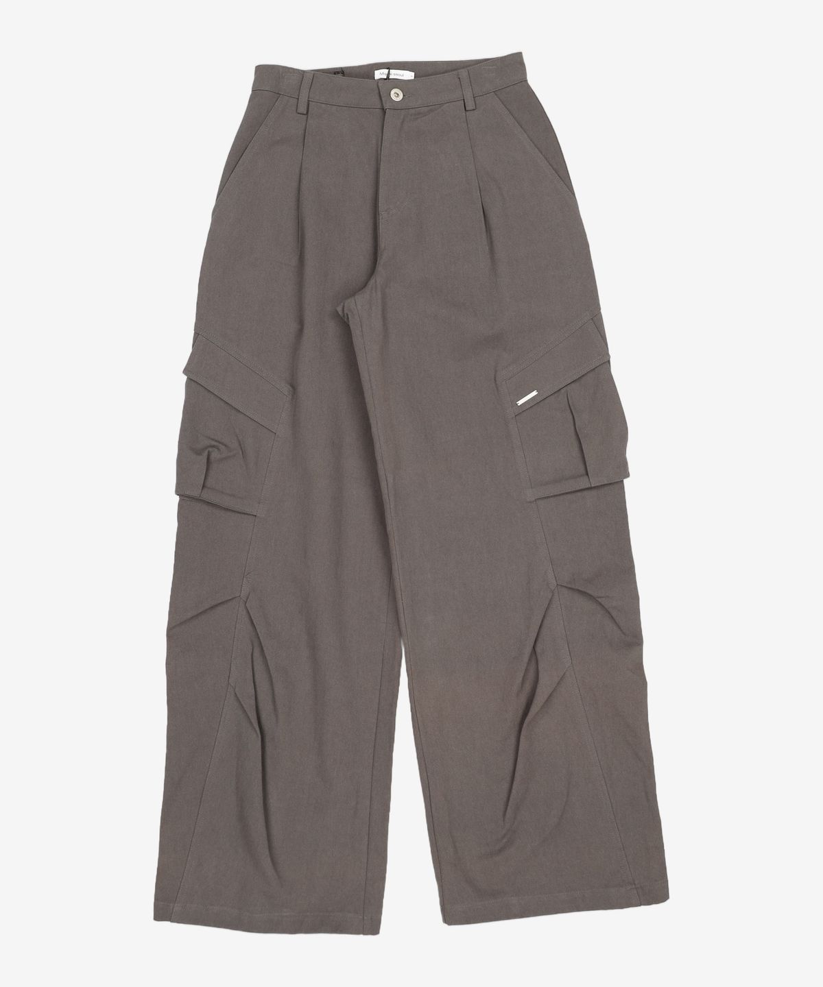 미세키서울(MISEKI SEOUL) Pocket pintuck wide pants CHARCOAL 1