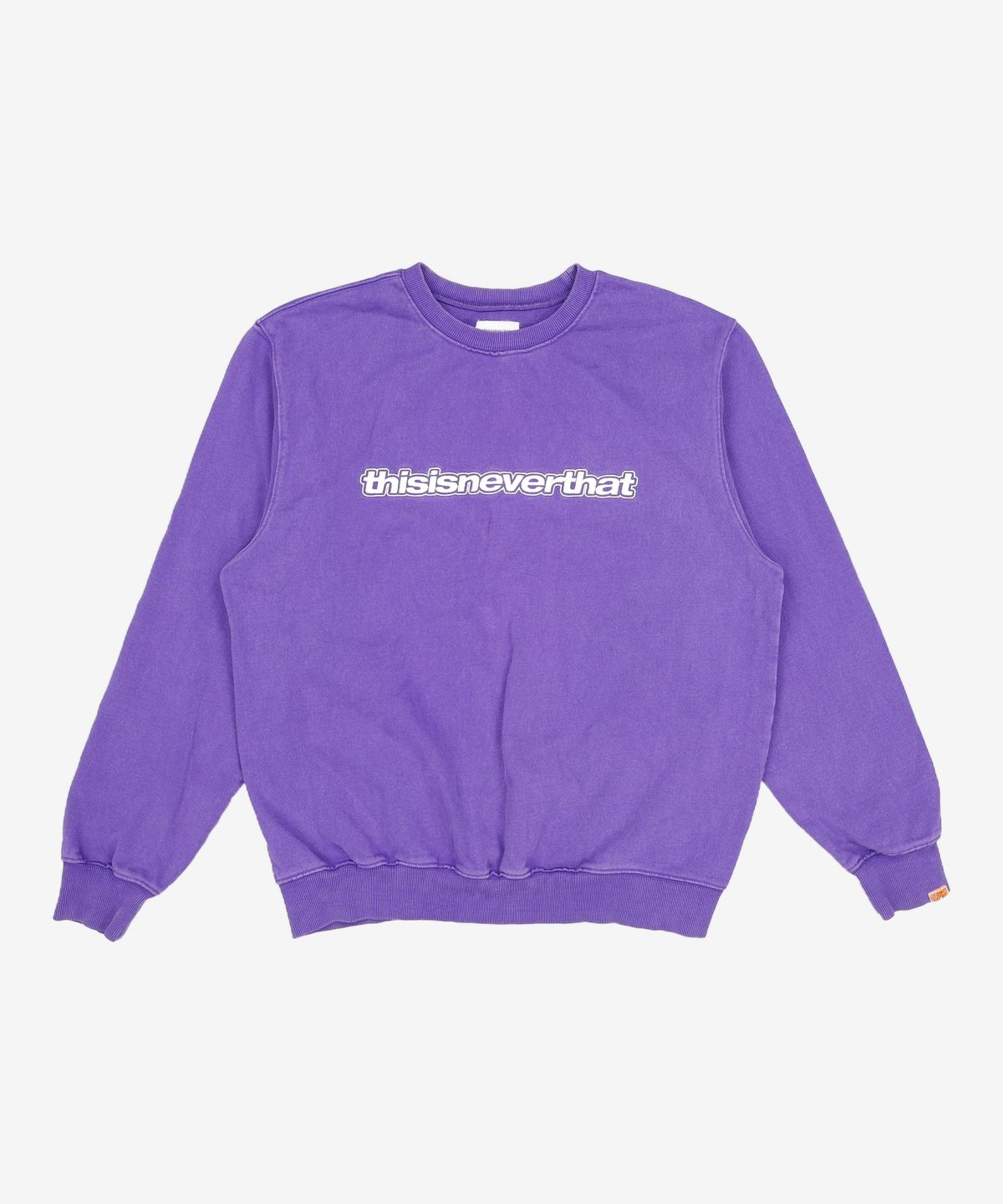 디스이즈네버댓(THISISNEVERTHAT) (SS21) ESP-Logo Crewneck Purple L