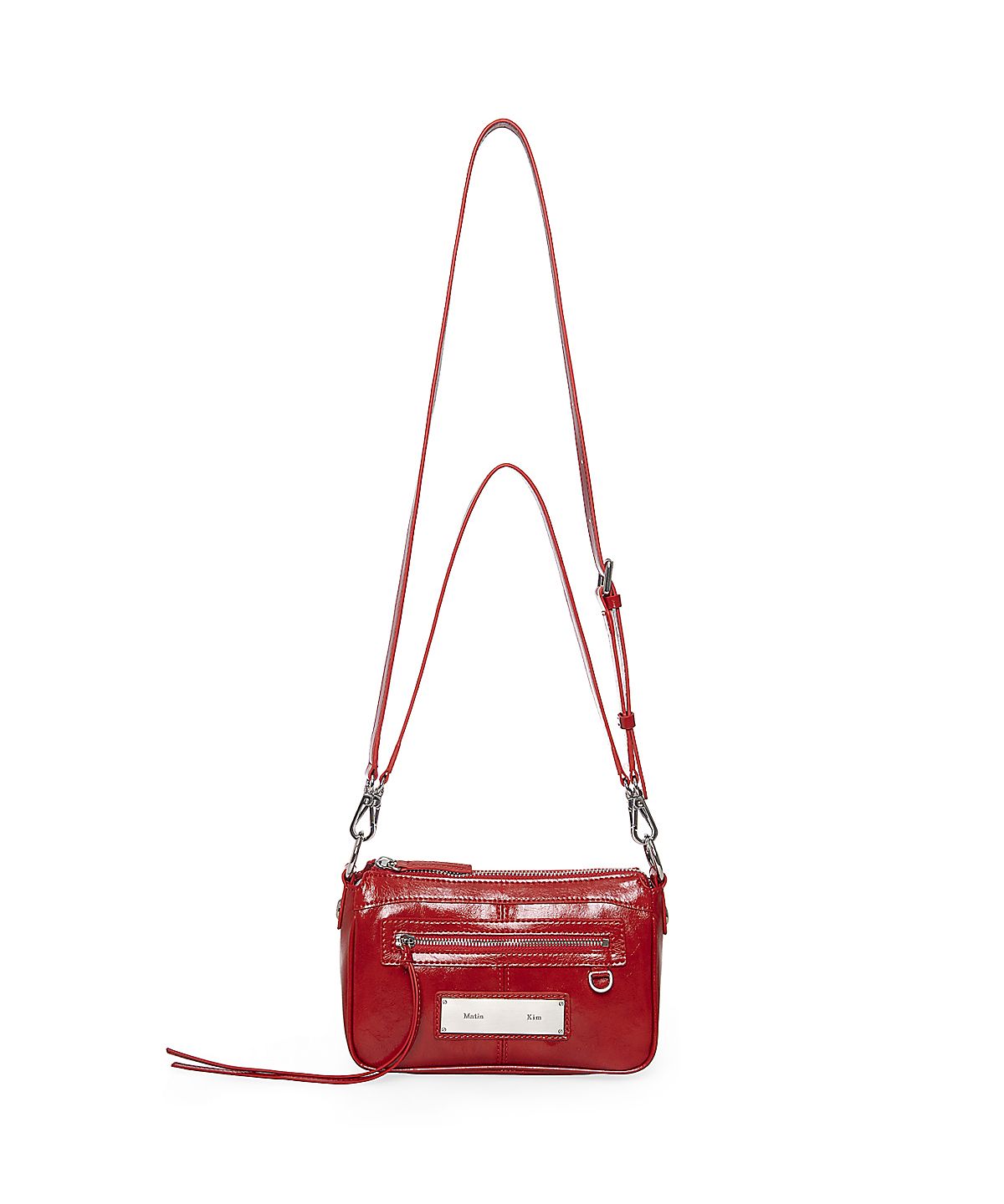 마뗑킴(MATIN KIM) BIKER TWO-WAY MINI BAG IN RED