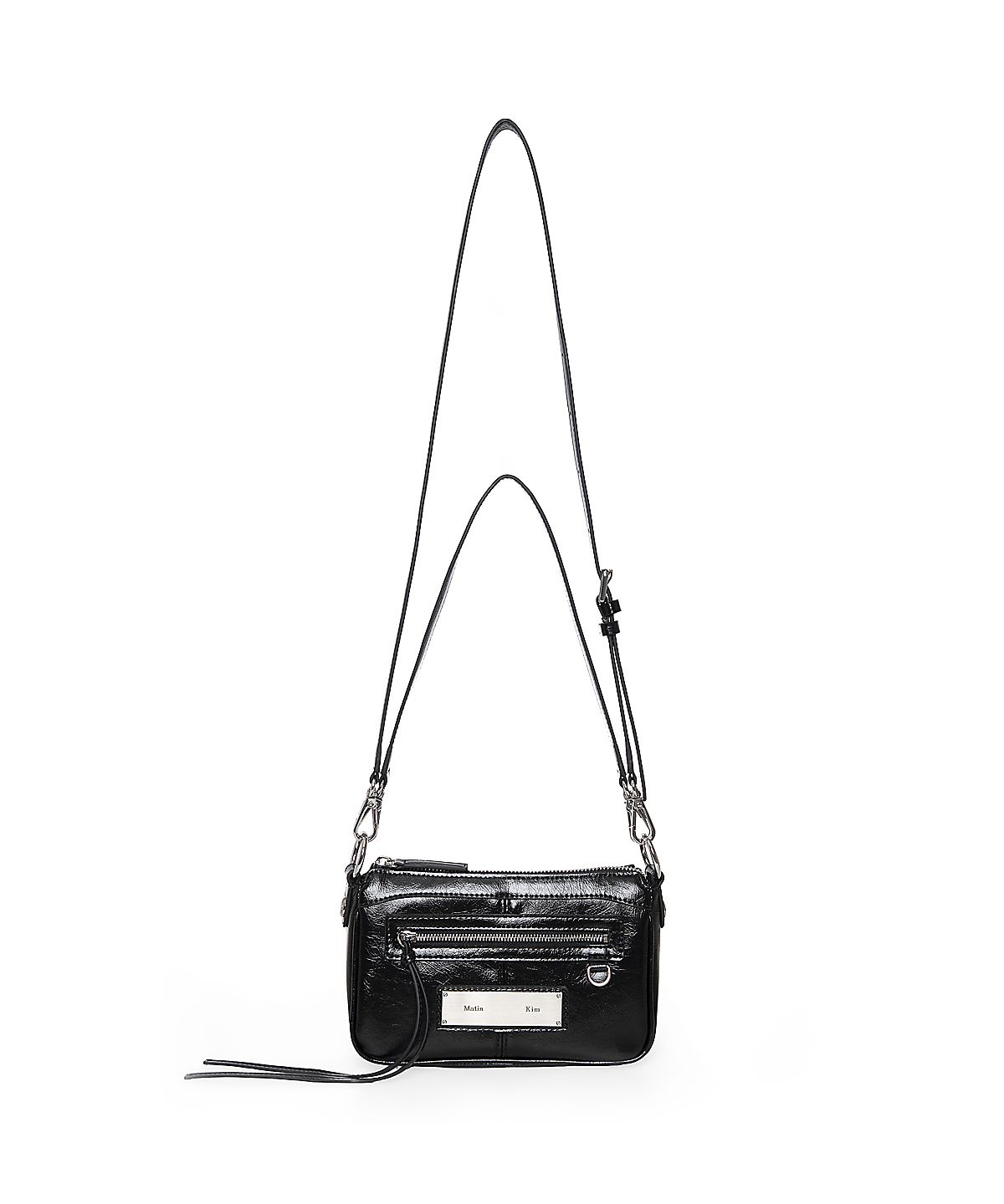 마뗑킴(MATIN KIM) BIKER TWO-WAY MINI BAG IN BLACK