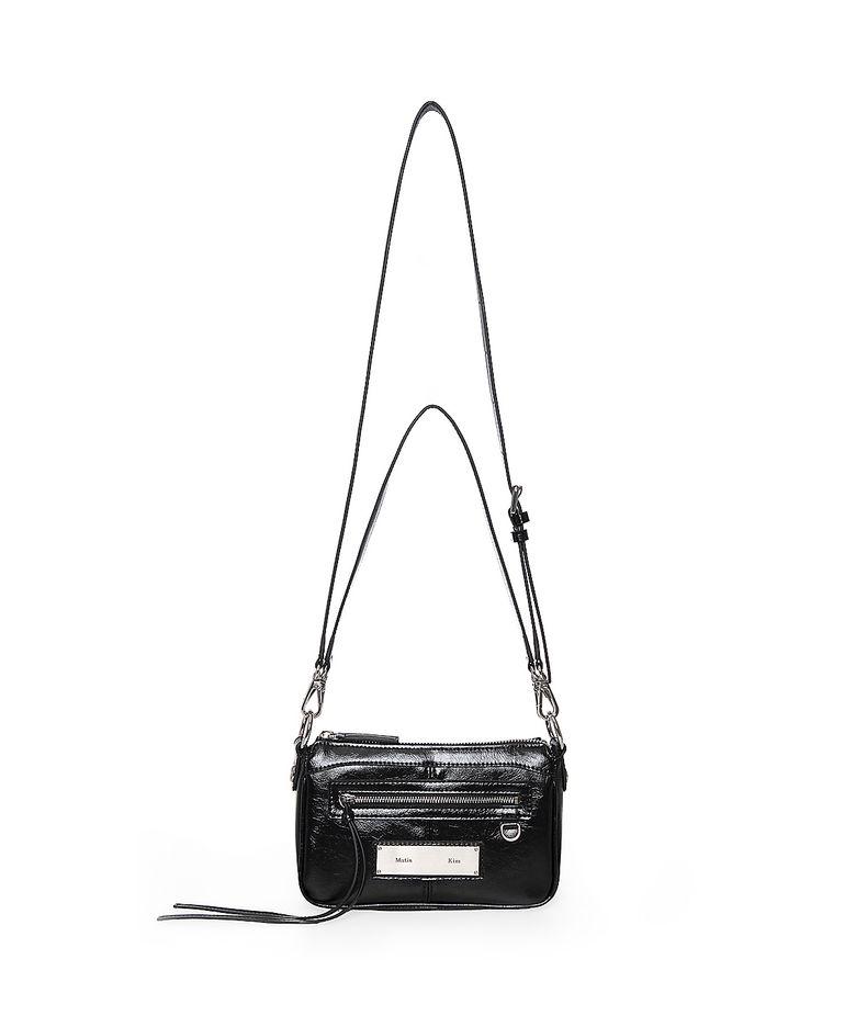 BIKER TWO-WAY MINI BAG IN BLACK