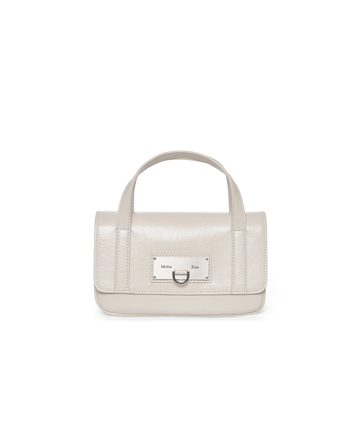 마뗑킴(MATIN KIM) MULTI-POCKET MINI CROSS BAG IN IVORY
