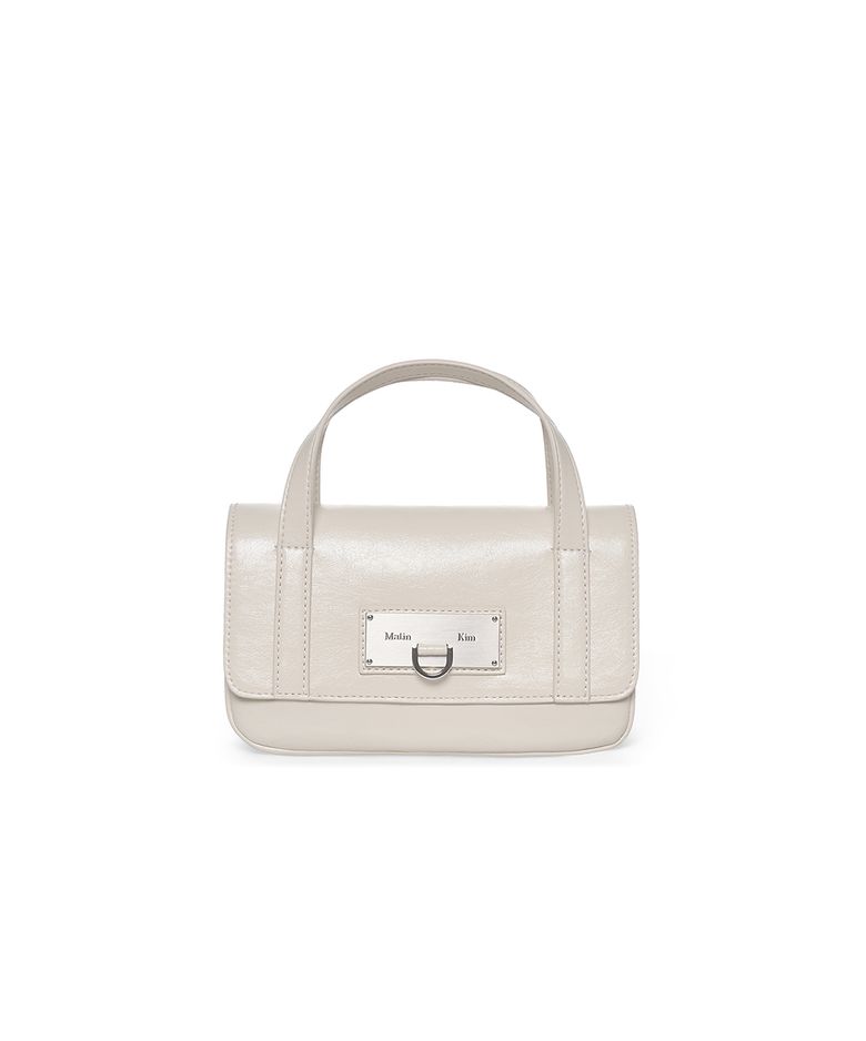 MULTI-POCKET MINI CROSS BAG IN IVORY