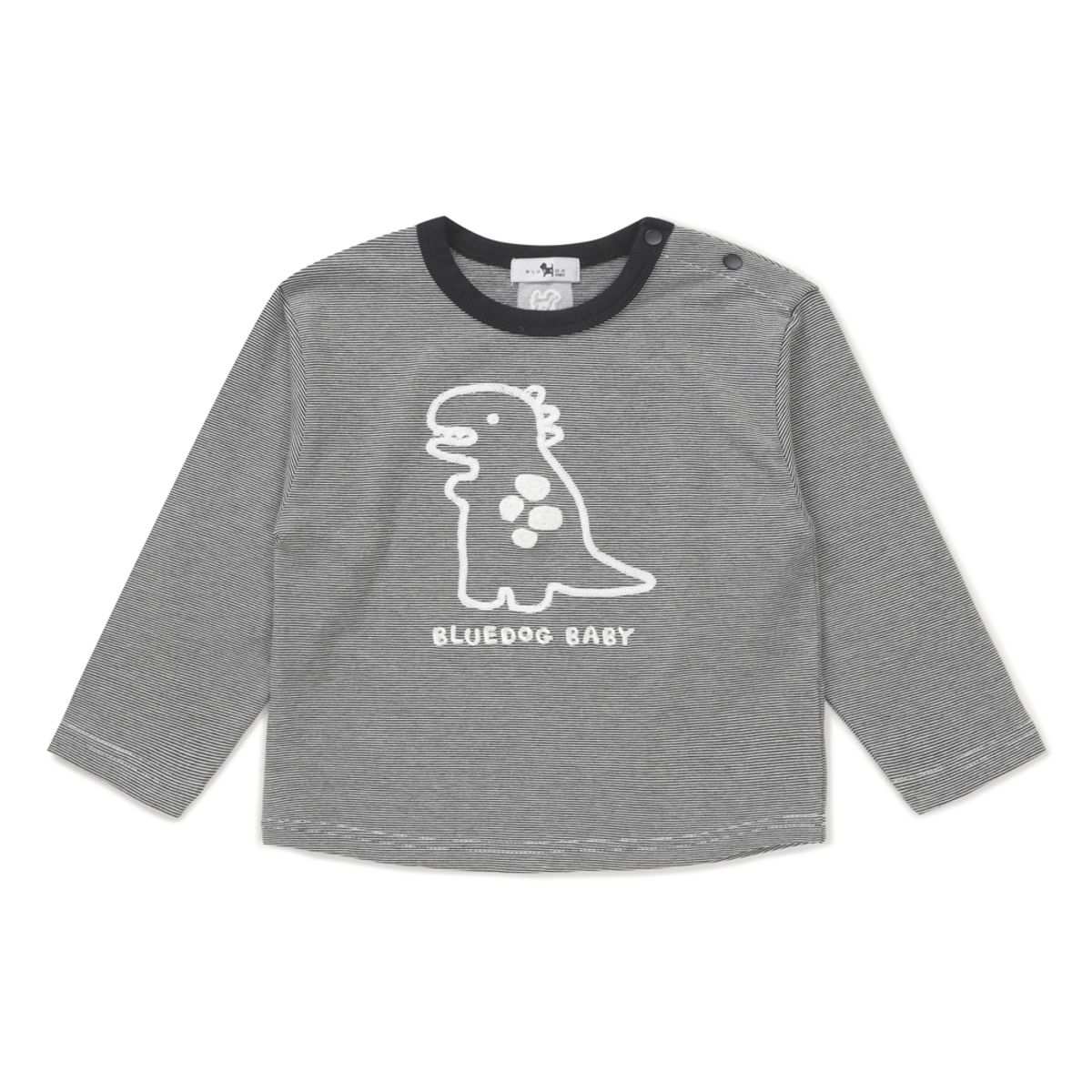 블루독 베이비(BLUEDOGBABY) 디노스트라이프 티셔츠 (46A14-330-02)