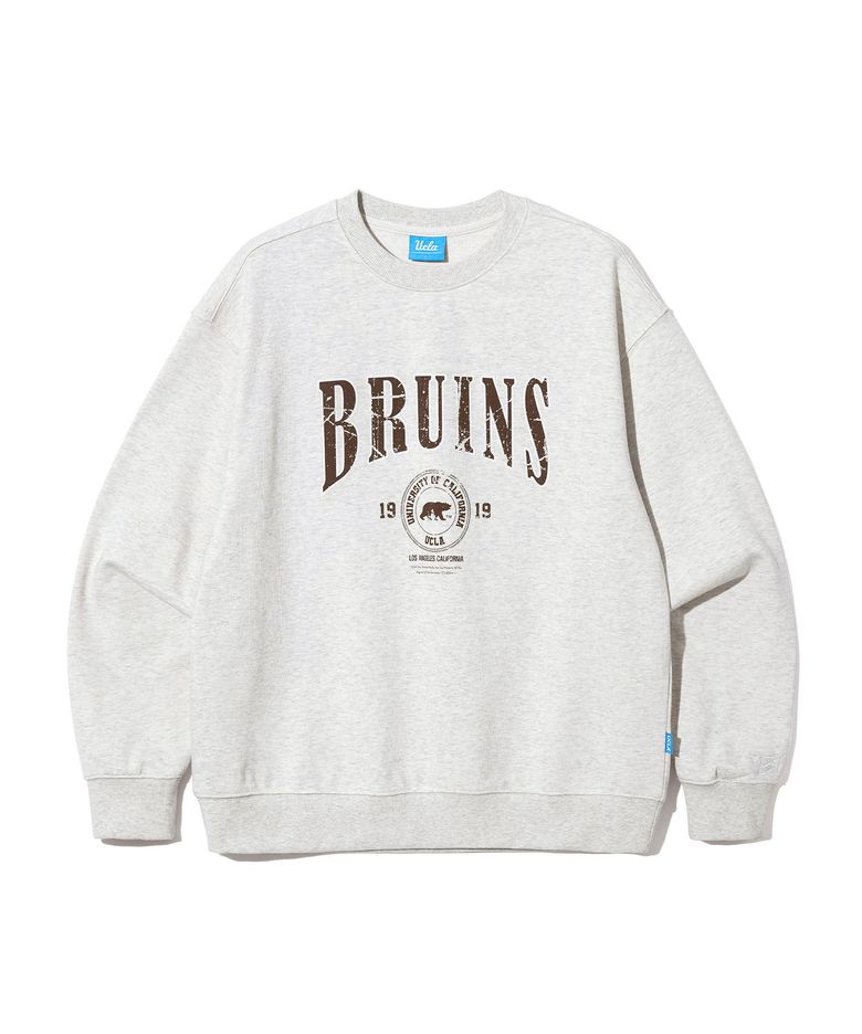 남녀공용 멀티 빅 로고 오버핏 스웨트셔츠[OATMEAL](UCRLTK1)