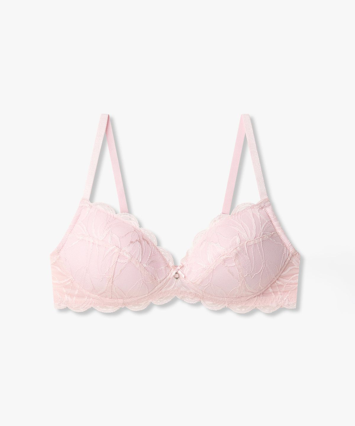 엠포리오 아르마니 언더웨어(EMPORIO ARMANI UNDERWEAR) 여성 레이스 패치 브라렛 브라_핑크 0826381516