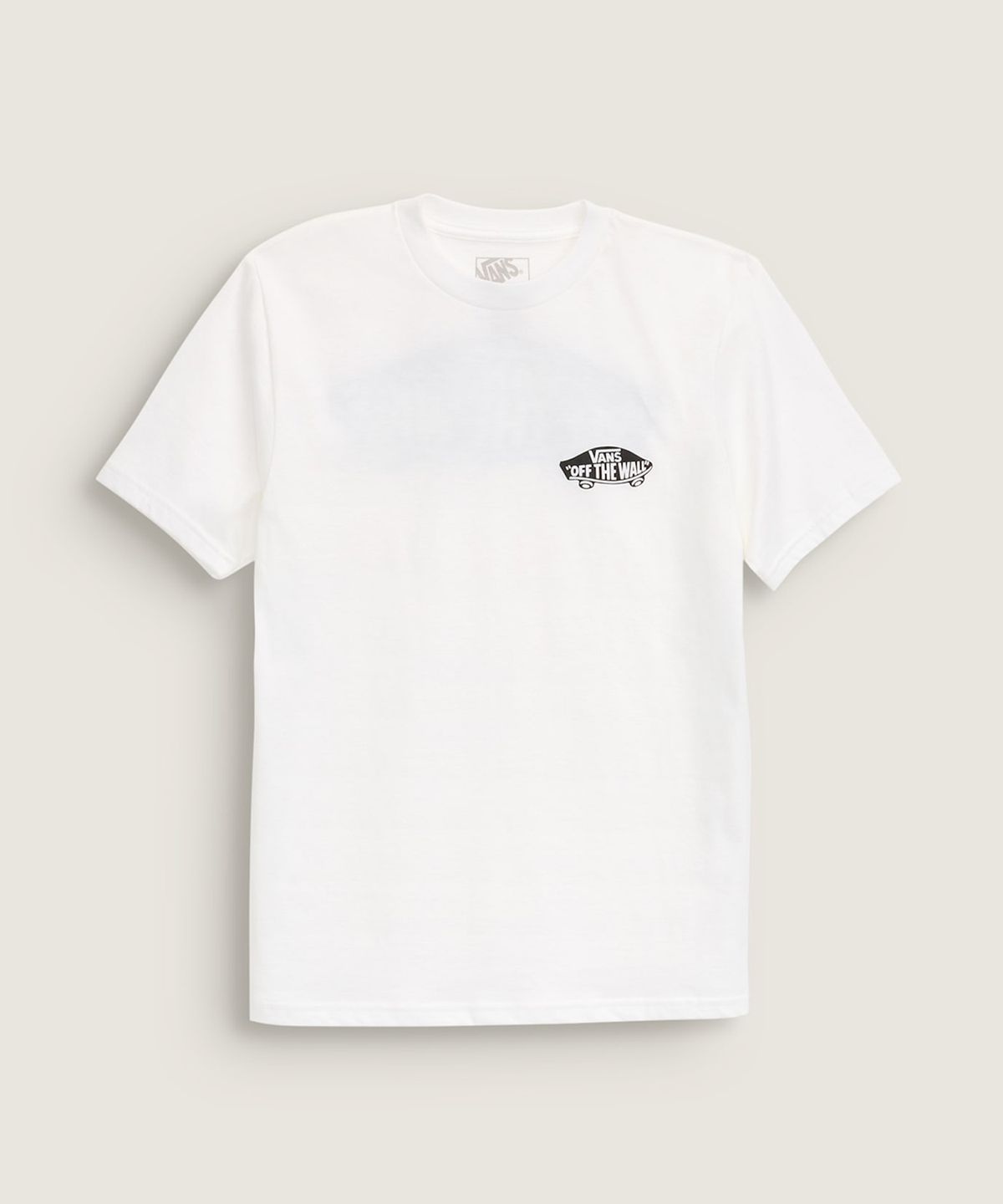 반스 키즈(VANS KIDS) 보이 더블 스탠다드 반소매 티셔츠 키즈 - 화이트 / VN000T30WHT1