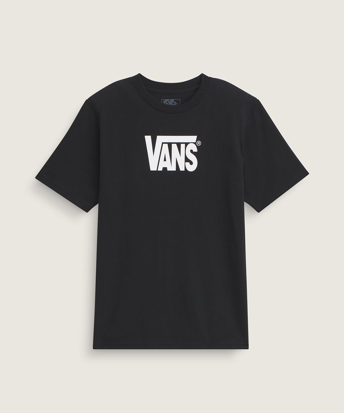 반스 키즈(VANS KIDS) 스트레치 로고 SS 반소매 티셔츠 키즈 - 블랙 / VN000T4VBLK1