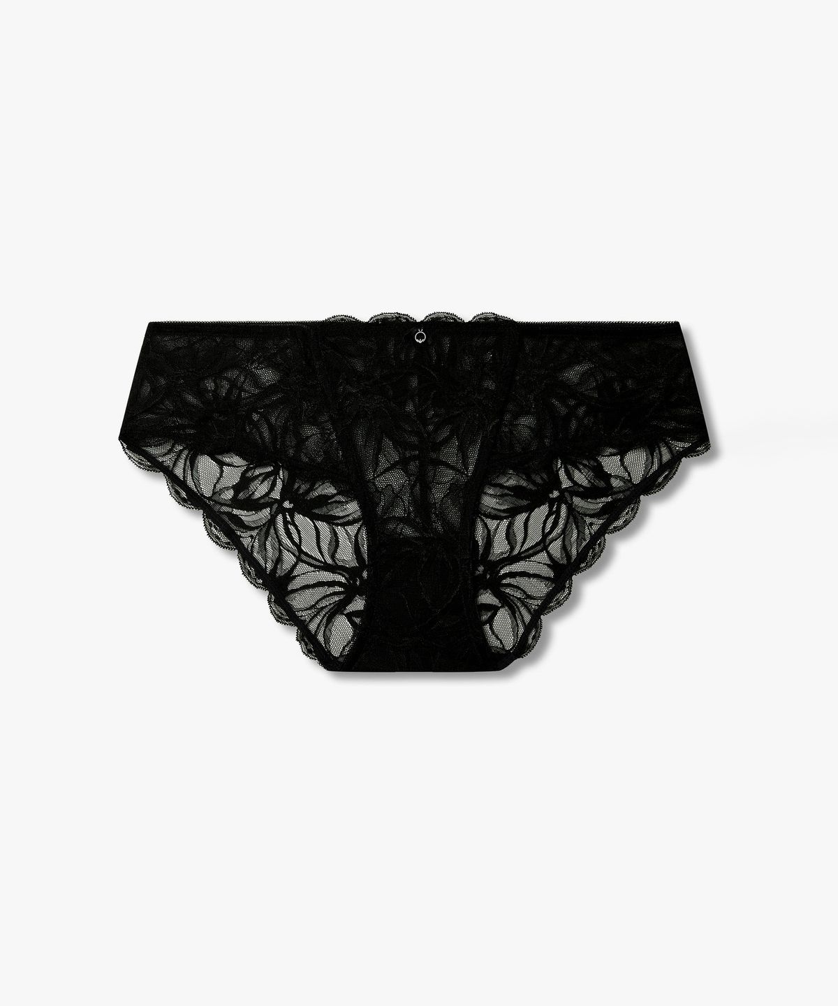 엠포리오 아르마니 언더웨어(EMPORIO ARMANI UNDERWEAR) 여성 플로럴 레이스 힙스터 브리프_블랙 0826311523