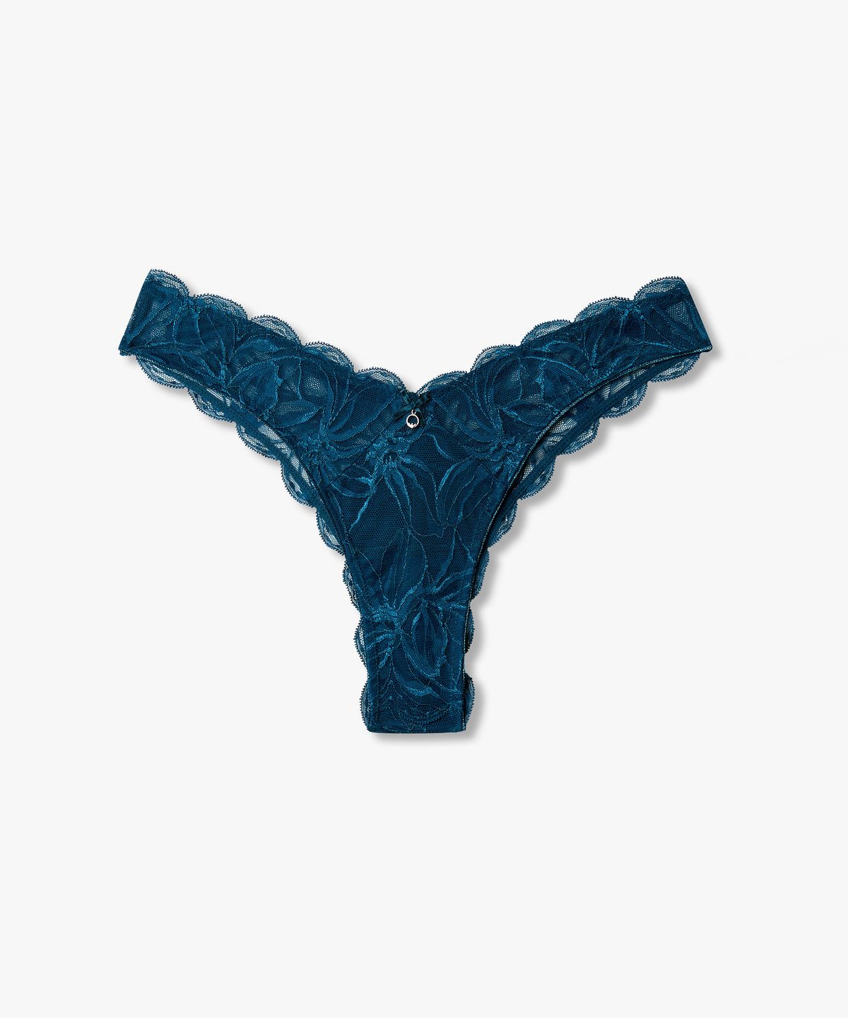 엠포리오 아르마니 언더웨어(EMPORIO ARMANI UNDERWEAR) 여성 플로럴 메쉬 브이컷 브라질리언 브리프_블루 0826311520