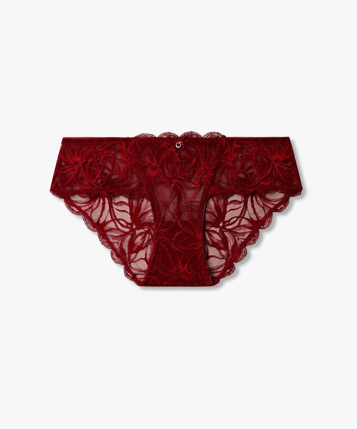 엠포리오 아르마니 언더웨어(EMPORIO ARMANI UNDERWEAR) 여성 플로럴 레이스 힙스터 브리프_레드 0826311519