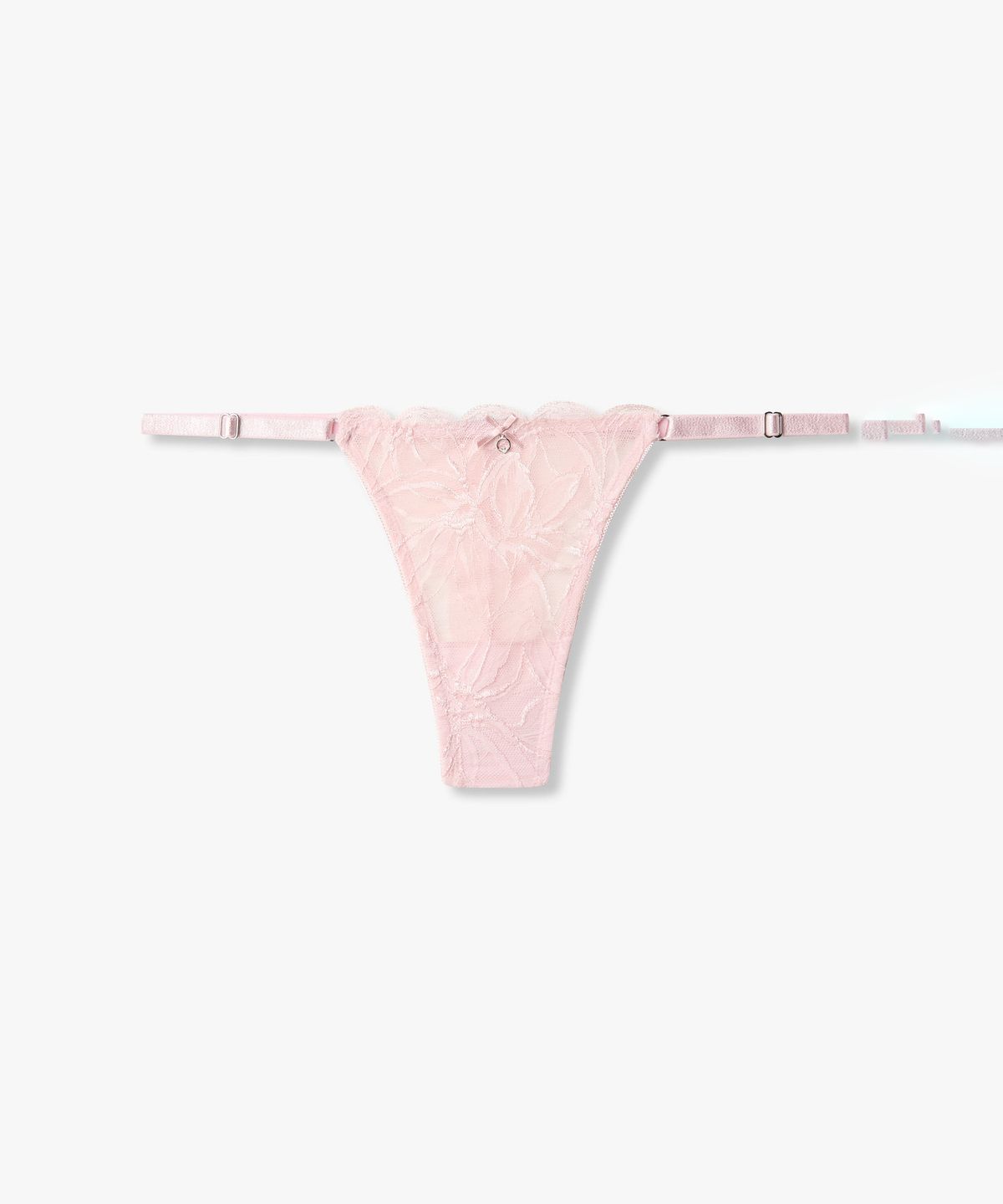 엠포리오 아르마니 언더웨어(EMPORIO ARMANI UNDERWEAR) 여성 사이드 어저스트 스트랩 메쉬 티팬티_핑크 0826310512