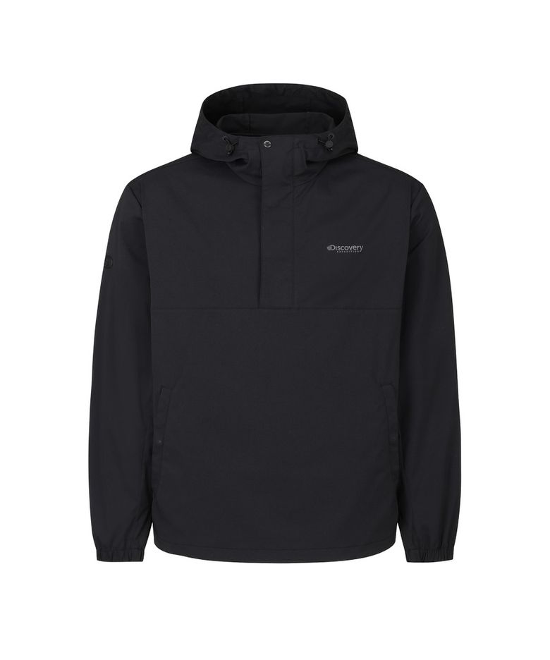 남성 내추럴 우븐 아노락 (SET-UP) (BLACK)
