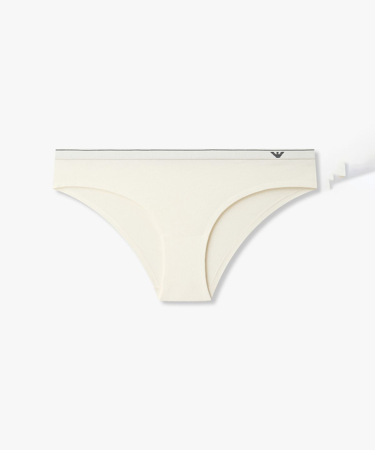 엠포리오 아르마니 언더웨어(EMPORIO ARMANI UNDERWEAR) 여성 이글 로고 밴딩 브리프_화이트 0826311524
