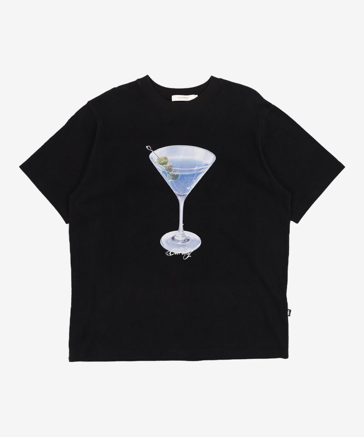 큐리티(CURETTY) C MIIGO X COCKTAIL GRAPHIC T-SHIRT_BLACK S