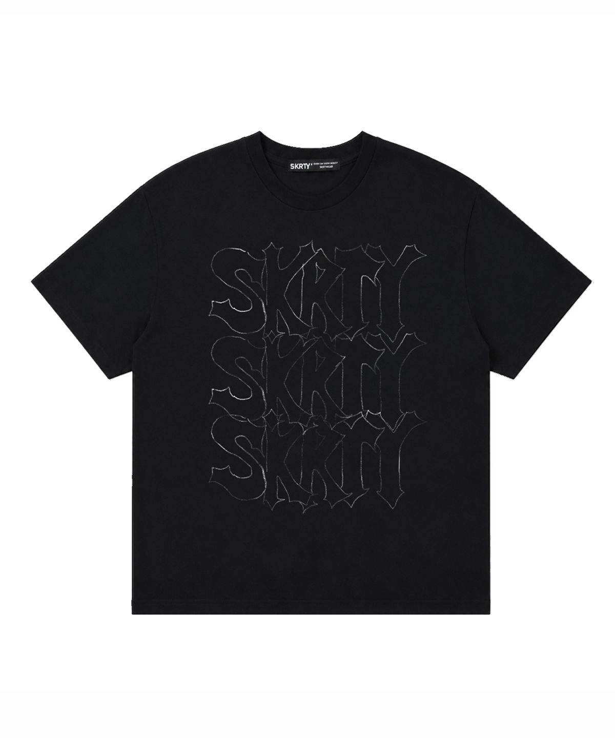 스컬티(SKRTY) 그래픽 코튼 프린트 티셔츠