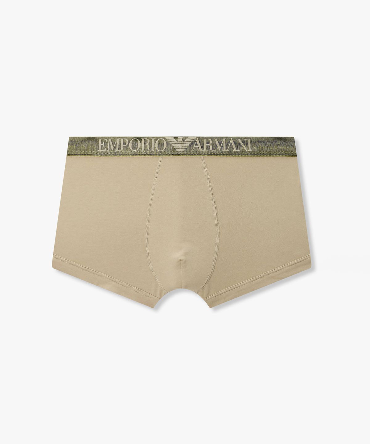 엠포리오 아르마니 언더웨어(EMPORIO ARMANI UNDERWEAR) 남성 글로시 밴딩 로고 드로즈_베이지 0816312031