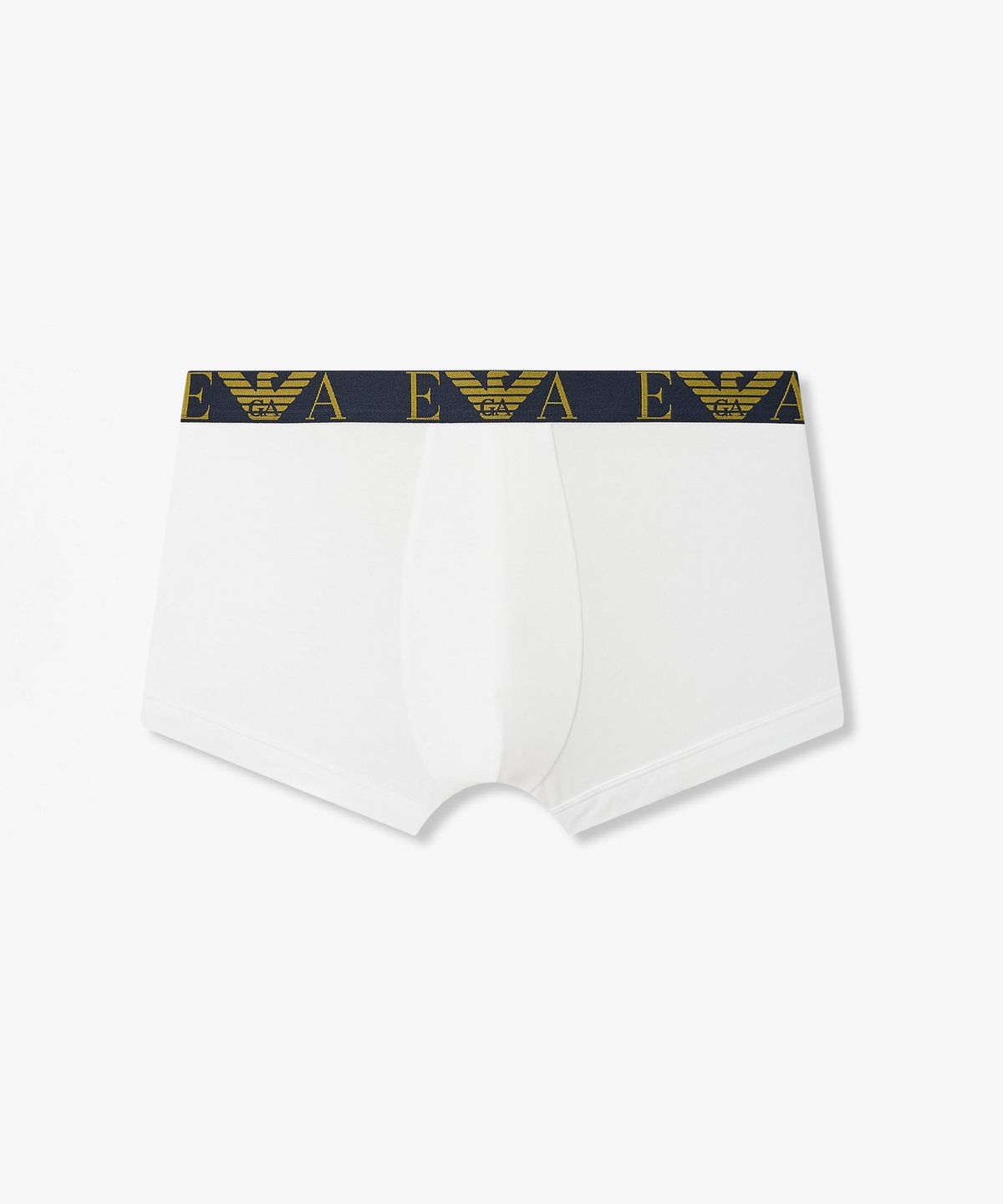 엠포리오 아르마니 언더웨어(EMPORIO ARMANI UNDERWEAR) 남성 웨이스트 로고 밴딩 드로즈_화이트 08M6312003