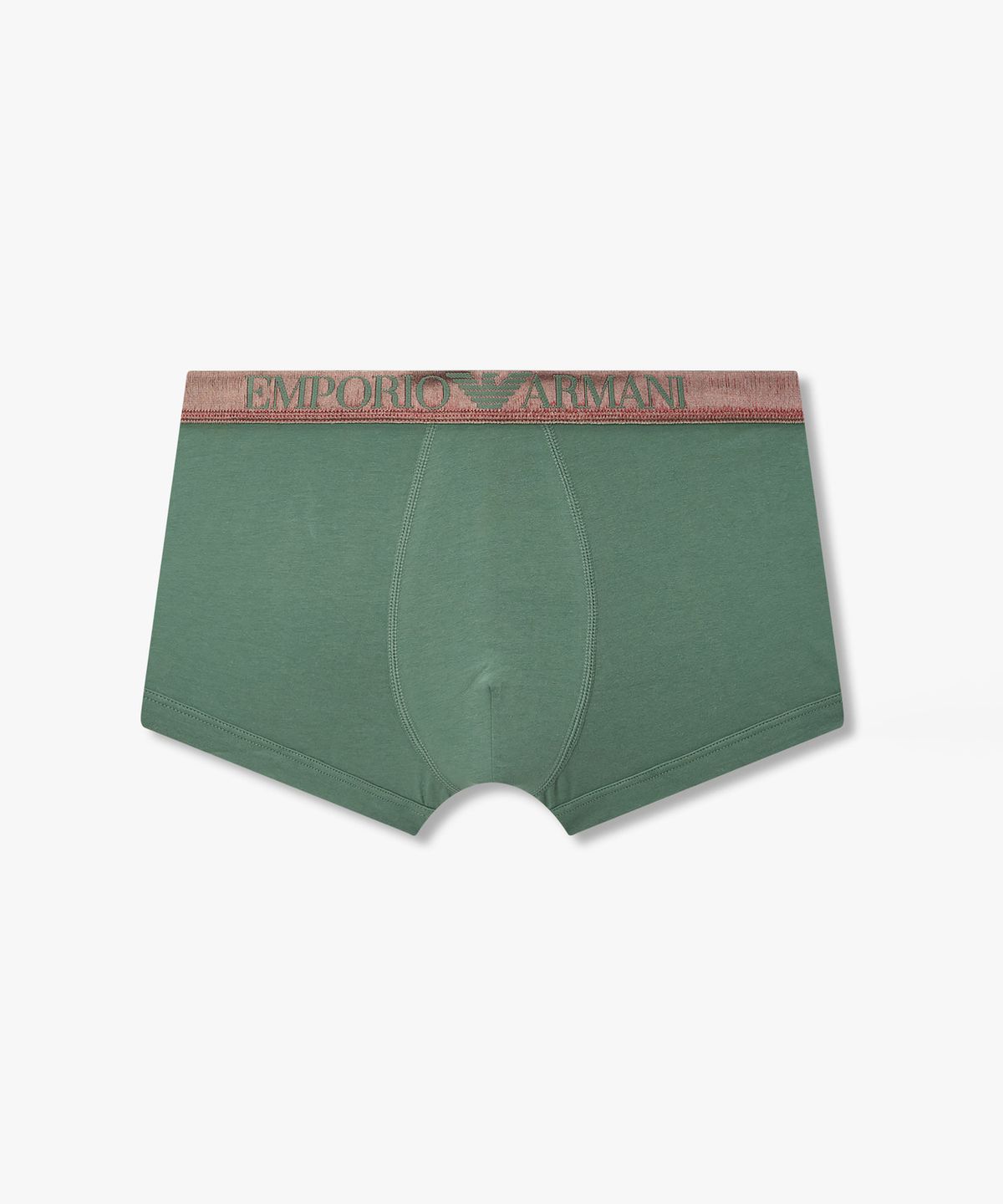 엠포리오 아르마니 언더웨어(EMPORIO ARMANI UNDERWEAR) 남성 글로시 밴딩 로고 드로즈_그린 0816312028