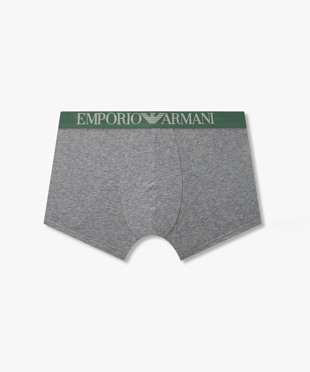 엠포리오 아르마니 언더웨어(EMPORIO ARMANI UNDERWEAR) 남성 배색 트림 로고 밴딩 드로즈_그레이 0816312004