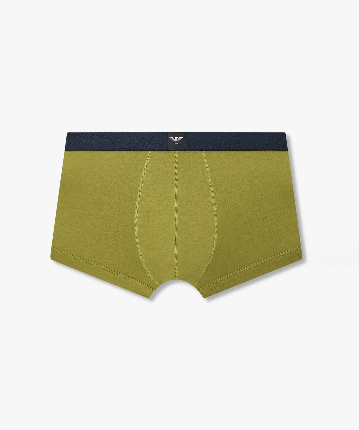 엠포리오 아르마니 언더웨어(EMPORIO ARMANI UNDERWEAR) 남성 배색 이글 로고 패치 드로즈_올리브 08M6312025